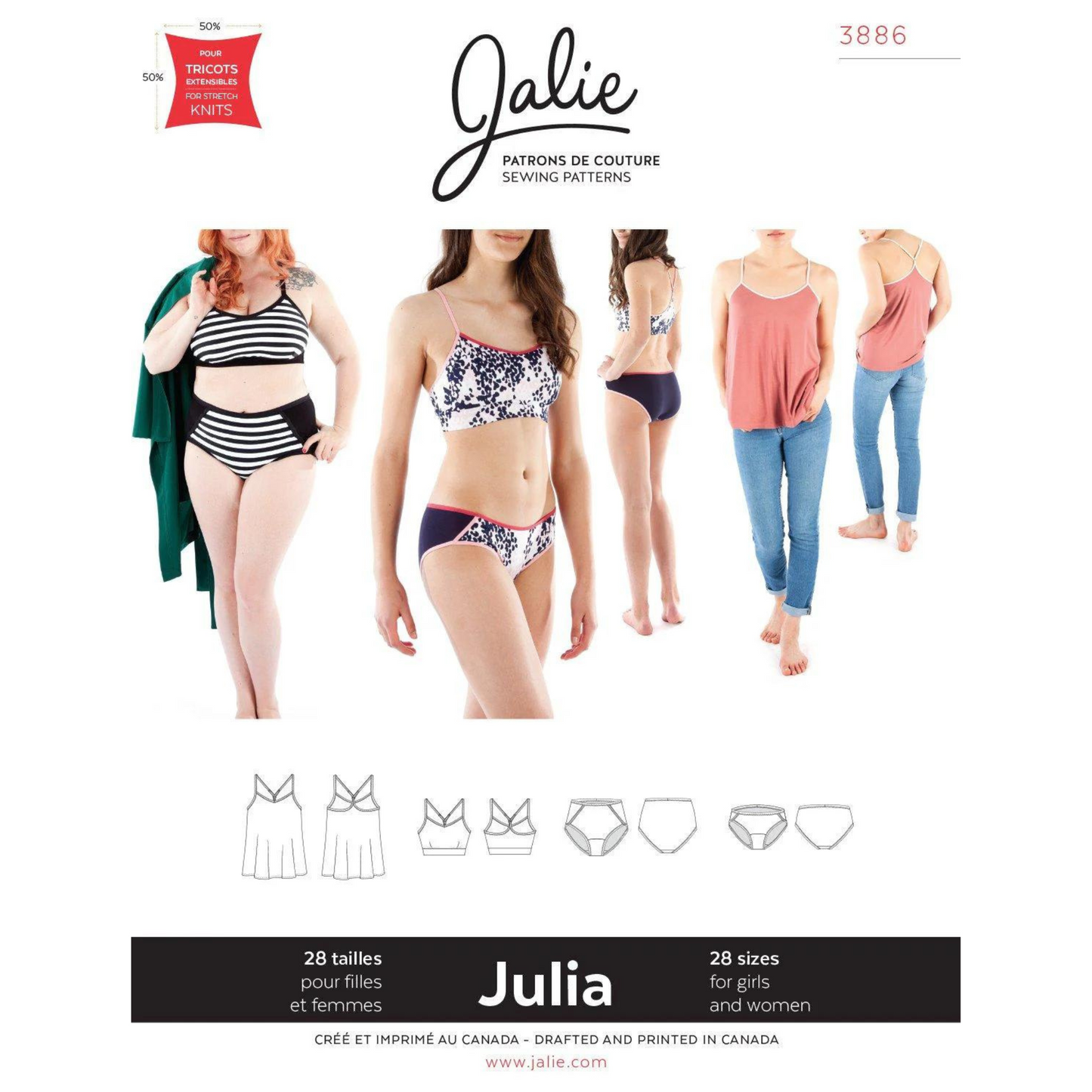 Julia Top, Bralette and Knickers