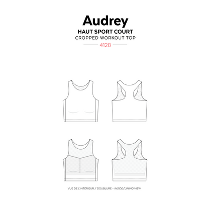Audrey Cropped Racerback Top