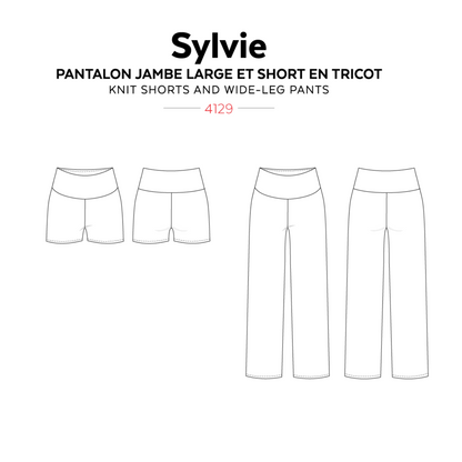 Sylvie Knit Shorts and Wide-leg Pants