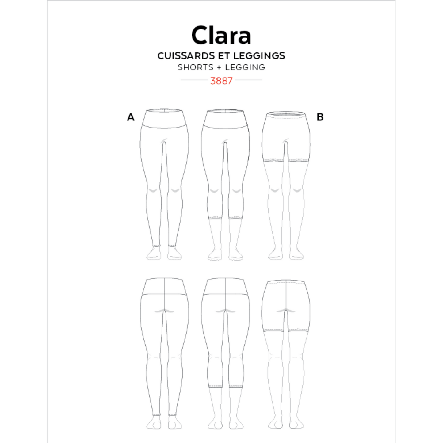 Clara High-waisted Leggings