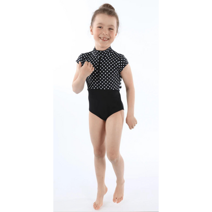 Joelle Half-zip Leotard