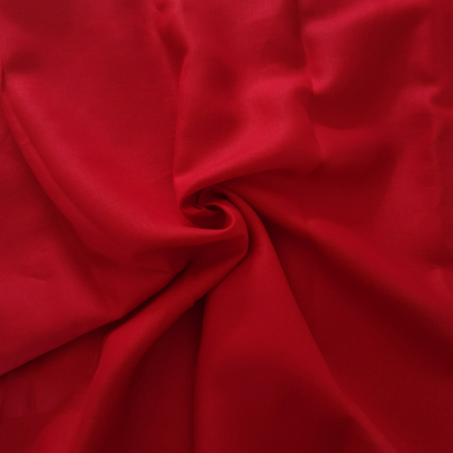 Linen in Tomato Red