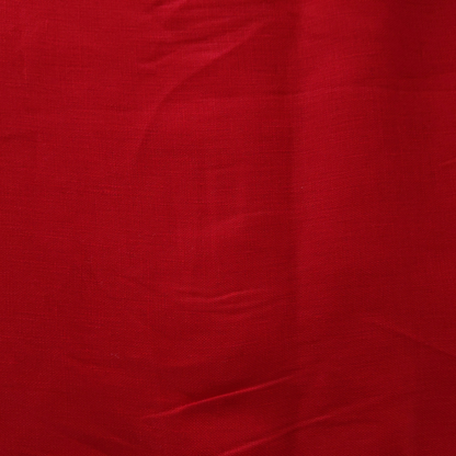 Linen in Tomato Red