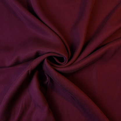 Lyocell Twill in Deep Plum