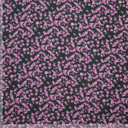 Viscose in Green and Pink Print