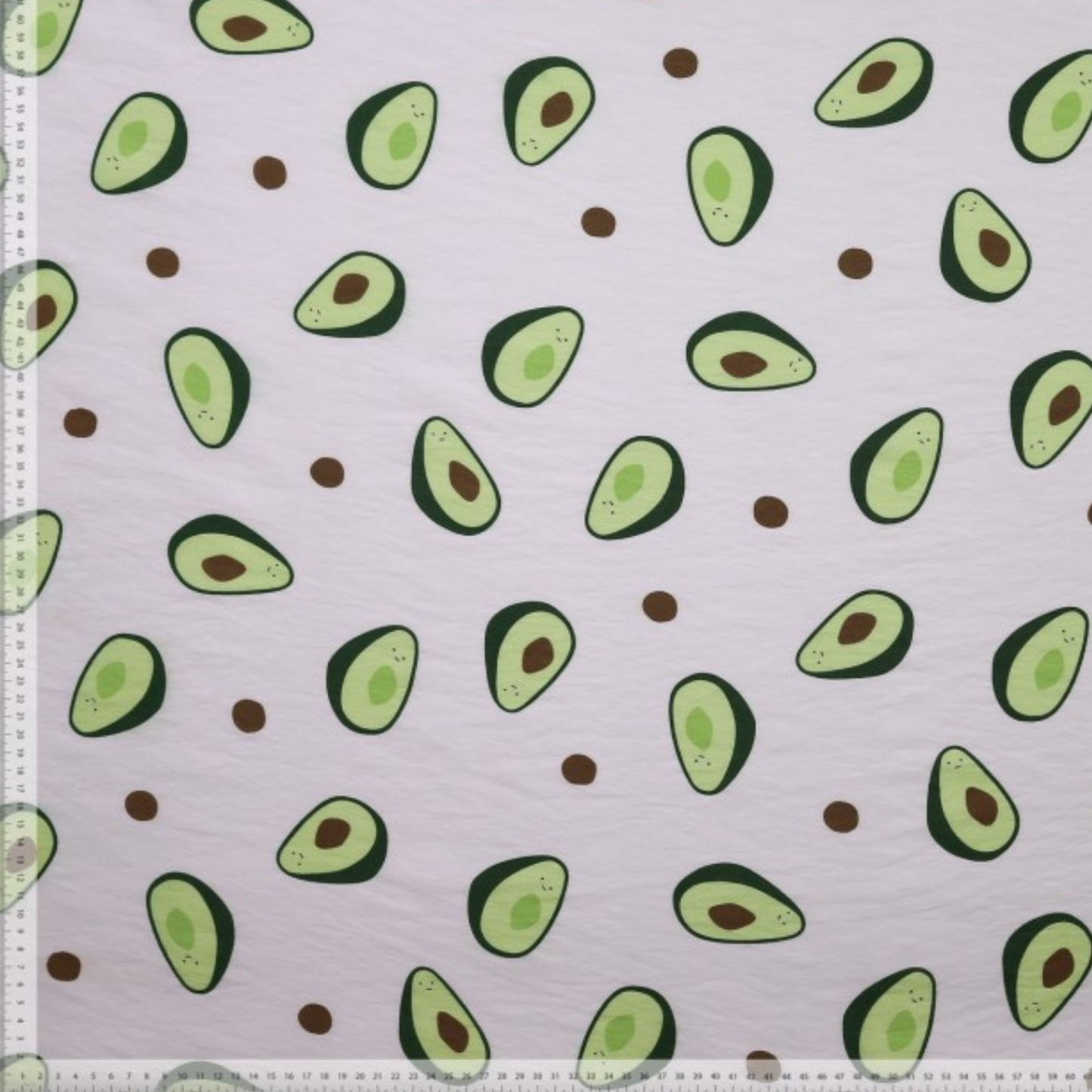 Viscose Nylon with Avocado Print