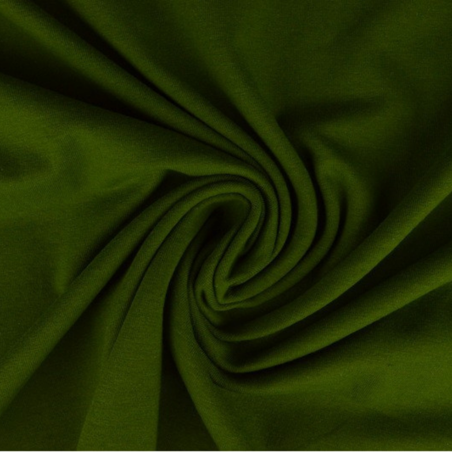 Cotton Jersey in Moss Green